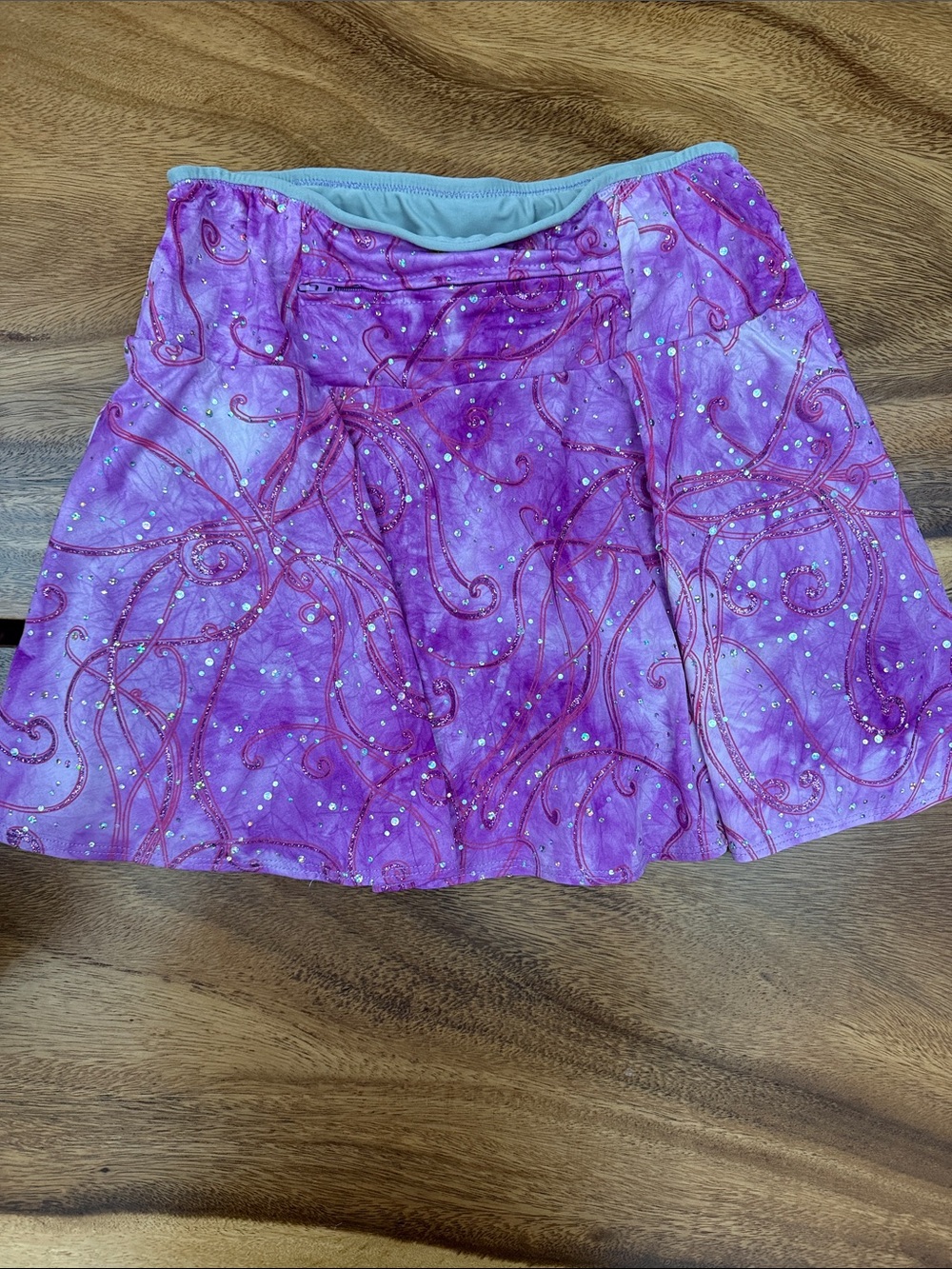 Sparkling Pink Swirl Skater Skirt